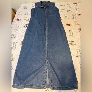 Vintage Woolrich long Blue Denim Dress